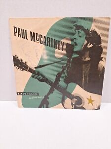 Paul McCartney signiertes Album der Beatles ""Unplugged 