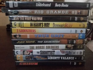 John Wayne lot DVD x13 Shootist Rio Grande True Grit Chisum Searchers Liberty ++ - Picture 1 of 6