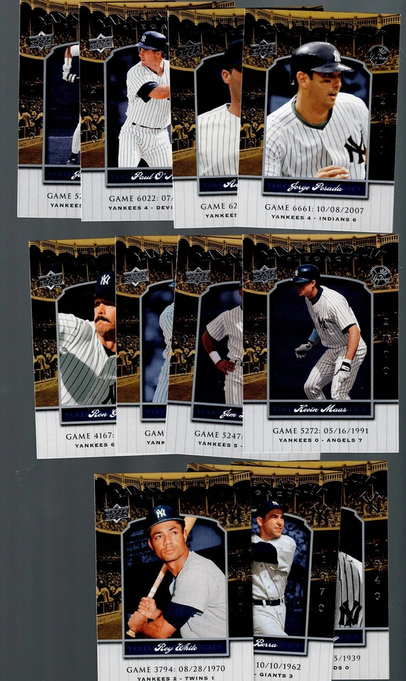 Upper Deck Yankee Stadium Legacy Collection 2008 - elige tu tarjeta envío gratuito Foto 1 de 1