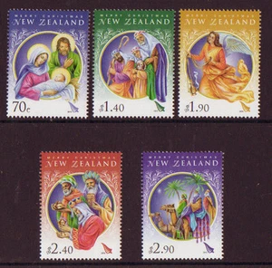 NEW ZEALAND 2012 CHRISTMAS SET OF 5 UNMOUNTED MINT, MNH - Picture 1 of 1