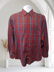 Camicia vintage Country Touch taglia M con bottoni, ruggine/grigio/bianco a quadri. - #31 - Foto 1 di 7