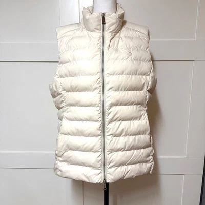 Polo Ralph Lauren Packable Quilted Puffer Vest Women's Cream Puffer sz XL - NWOT - Image 1 of 4