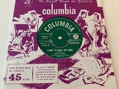 SHANE RIMMER I Want To Walk You Home FATS DOMINO 1959 UK Columbia DB4343 MINT - Image 1 of 2