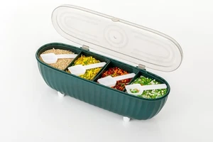 4 in 1 Compartment Stylish Multipurpose Dry Fruit Box - Picture 1 of 7