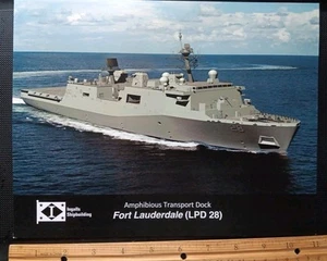 US Navy LPD-28 USS Fort Lauderdale Print - Bild 1 von 2