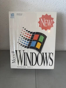 NEW SEALED Microsoft Windows Operating System Version 3.1 Big Box 3.5 Disk 1992 - Picture 1 of 6