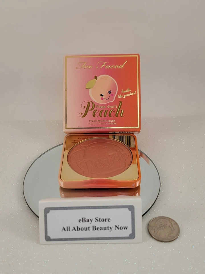 Too Faced Peach-infused Blush Papa Don't Peach 100 Authentic