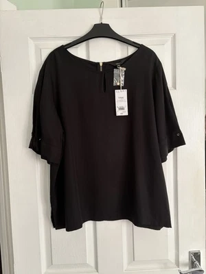 BNWT Black Next Blouse / Tunic Top - Size 18 - RRP £32 🖤 - Image 1 of 4