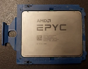 CPU AMD EPYC 7551 32 core 64 Threats unlocked 2GHZ - 3GHZ 180w as New - Photo 1/2