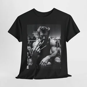 Wolverine Passing Blunt Tee, Unisex Marvel T-Shirt, Superhero Graphic Apparel, - Picture 1 of 13