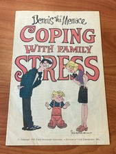 Dennis the Menace Coping with Family Stress promotional comic VG/FN 1981