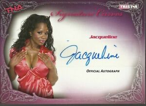 Jacqueline TNA 2009 Tristar Knockouts Signature Curves Autograph Card KA5