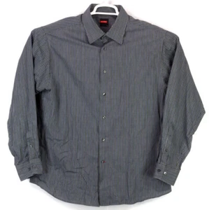 Report Collection Men’s XL Collared LS Front Button Shirt Multicolor Striped euc - Picture 1 of 4