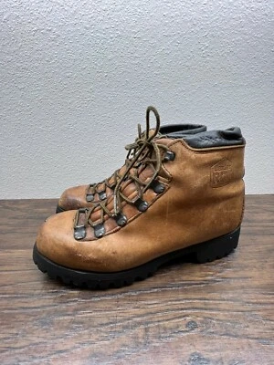 Botas con cordones para mujer DEXTER vintage hechas en EE. UU. montañismo senderismo alpino 7M Foto 1 de 4