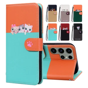 For Samsung Galaxy S24 S23 S22 S21 S20 S10 Flip Card Holder Pattern Wallet Case - Photo 1 sur 57