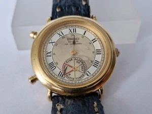 Seiko Equipement Professional Quartz Chronograph Alarm -8M25-6070 R0 - Picture 1 of 7