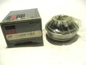 NEW FYH ER204-12 ER204-12 G5 BALL BEARING INSERT W/SNAP RING 3/4" BORE JAPAN - Picture 1 of 2