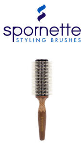 Spornette - ETCHED THERMAL CERAMIC ROUNDER Hair Brush  (ET) --  FREE SHIPPING