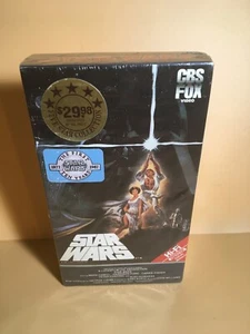 Star Wars (VHS, 1984) Factory Sealed Red Label Tape CBS NM MINT Watermarks 1977 - Picture 1 of 12