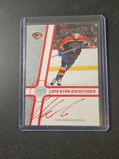 2002-03 Topps Stadium Club Lone Star Signatures Red Auto Ilya Kovalchuk 