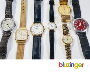 Estate Quartz Watch Accumulation Gruen Pulsar Seiko Swiss Army Armitron Norman - Picture 1 of 17