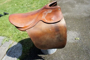 Cutback English Riding Horse Sattel Made By Lane Fox England - Bild 1 von 16