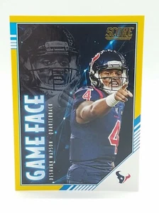 2020 Score Deshaun Watson Yellow Parallel Game Face #GF-DW Houston Texans 🔥🔥 - Picture 1 of 2