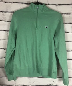 Vineyard Vines Women Green Size XS Quarter Zip Long Sleeve Pullover - Picture 1 of 8