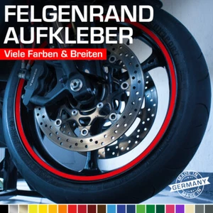 Felgenrandaufkleber 9mm für Ducati Fahrer - Bild 1 von 2