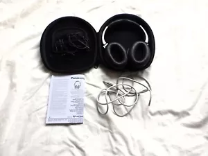 Panasonic Headphones RP-HC500 Silver & Black With Noise Cancellation - Picture 1 of 6
