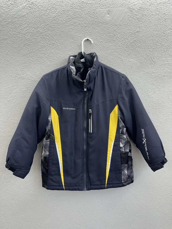 ZeroXposure Childrens Jacket Size Small 8 Dark Blue 3-in-1 Jacket Zip Up - Image 1 of 4