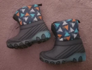 Gummistiefel gefüttert Kinder, Größe 25, blau, blinkende Sohle, lupilu - Bild 1 von 5