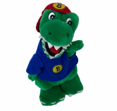 Plüsch Figur Krokodil Alligator Mütze Cap Grün 24cm Plüschtier Kuscheltier Weich - Bild 1 von 4