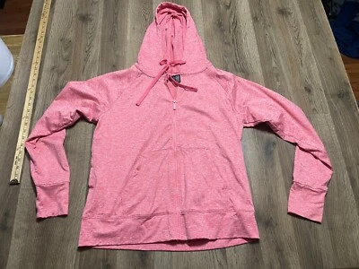 Sudadera con Capucha Avia, Para Mujer Talla Grande, Rosa, Cremallera Completa, Manga Larga Foto 1 de 4