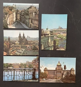 Postcard Lot Praha Prague Czech Republic Continental Size - Picture 1 of 3
