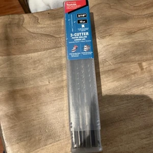 Makita B-61195 3/16" x 8" SDS-Plus Bit 3-Cutter 10 Pack - Picture 1 of 4