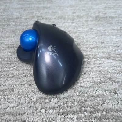 Logitech M570 wireless track ball mouse with dongle, tested and working - Image 1 of 4