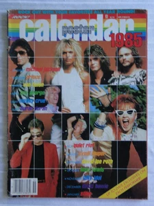 Vintage Magazine Rock! Poster Calendar 1985 Quiet Riot Cyndi Lauper Sting 144 - Picture 1 of 13