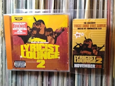 LYRICIST LOUNGE 2 CD USA HYPE STICKER SEALED RAP BONUS CASSETTE SAMPLER HIP HOP - Image 1 of 3