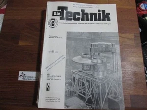 Die Technik Heft 11 1955 Kammer der Technik Berlin (Hrsg.) : - Imagen 1 de 1