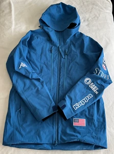 KAPPA US Ski Team USST Stifel Easy Green Sponsors Jacket Coat SIZE - MENS LARGE - Picture 1 of 9