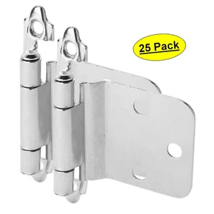 *25 Pack* Cosmas 16890-CH Cabinet Hinges Polished Chrome (Sold in Pairs) - Picture 1 of 1