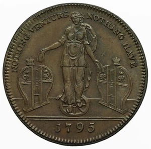Ficha de medio centavo de Middlesex Richardson 1795 D&H 467 - Imagen 1 de 5