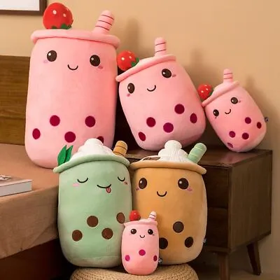 Bubble Tea Plush Toy Plush Soft Cushion Boba Milk Tea Plush Toy Stuffed Toys. • 14.50$