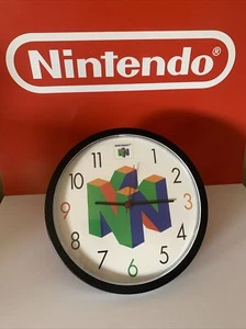 Collector’s Nintendo 64 Wall Clock ULTRA RARE VTG 90s Store Display Original N64 - Picture 1 of 24