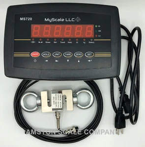 500 LB S-TYPE LOAD CELL & LED DISPLAY ARCHERY DRAW BOARD COMPOUND LONG BOW SCALE - Picture 1 of 18