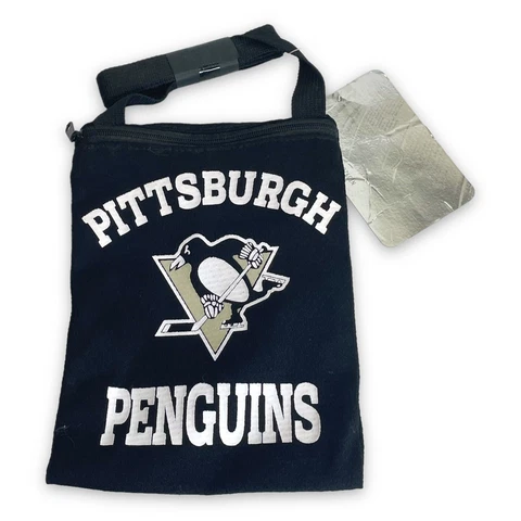 NHL Pittsburgh Penguins GameDay Pouch Side Purse Black Cover