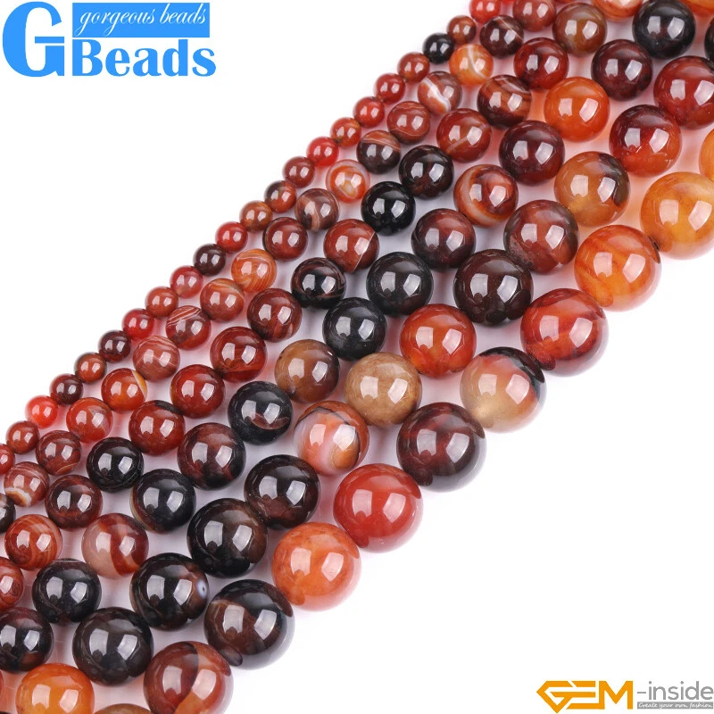 Dream Lace Agate Beads Round Natural Stone Free Shipping 15"6mm 8mm 10m 12mm GB - Image 1 of 4