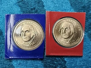 2007 P&D - George Washington - Presidential $1 Coin From Mint Sets - Picture 1 of 2