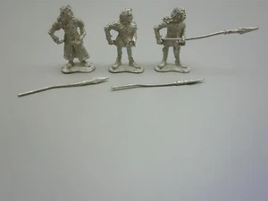 Miscellaneous Manufacture: Spearmen (3 oop metal) - Picture 1 of 8
